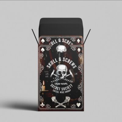 Skull & Screws Secret Society Wine Card Game