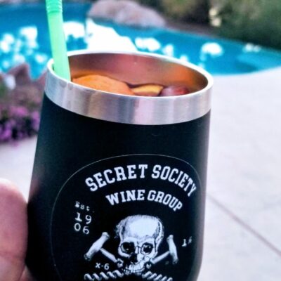 Round Tumbler with Straw